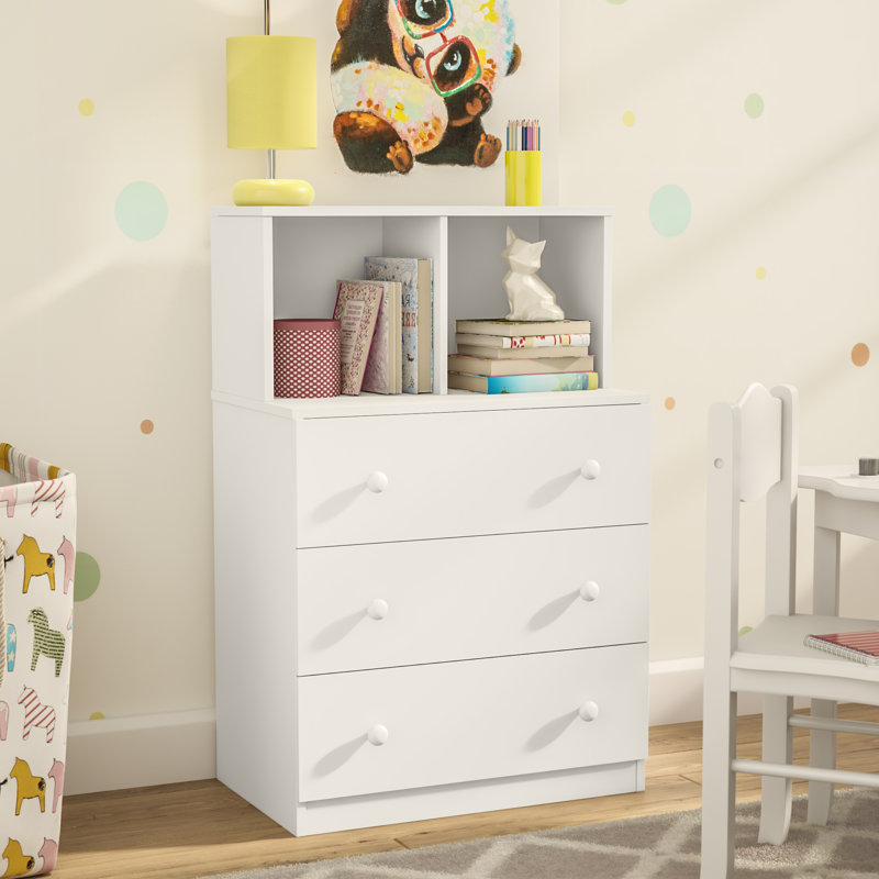 Viv + Rae Audra 3 Drawer Chest with Cubbies & Reviews Wayfair